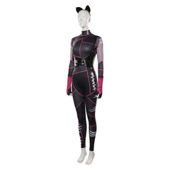 Addams Enid Sinclair Cosplay Catsuit Kostüm Halloween Karneval Jumpsuit