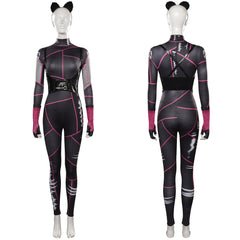 Addams Enid Sinclair Cosplay Catsuit Kostüm Halloween Karneval Jumpsuit