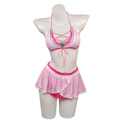 Prinzessin Peach 3tlg. Damen Bademode The Super Mario Bros. Movie Badeanzug