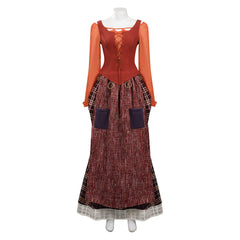 Hocus Pocus 2 Mary Sanderson Cosplay Kostüm Outfits Halloween Karneval Kleid