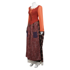Hocus Pocus 2 Mary Sanderson Cosplay Kostüm Outfits Halloween Karneval Kleid