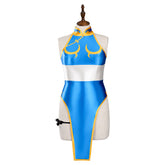 Street Fighter SF Chun-Li Cheongsam Badeanzug Übergröße eiteilige Bademode