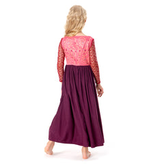 Kinder Hocus Pocus 2 Cosplay Mary Sanderson Kostüm Halloween Karneval Kleid