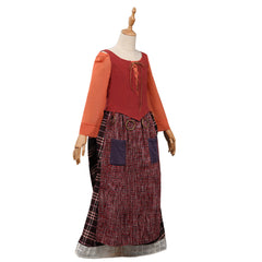 Kinder Hocus Pocus 2 Cosplay Mary Sanderson Kostüm Halloween Karneval Kleid
