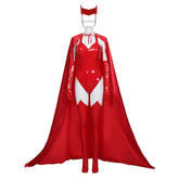 WandaVision - Scarlet Witch Wanda Maximoff Cosplay Kostüm Halloween Karneval Kostüm - cosplaycartde