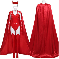WandaVision - Scarlet Witch Wanda Maximoff Cosplay Kostüm Halloween Karneval Kostüm - cosplaycartde