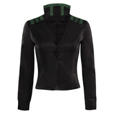 Poison Ivy Damen Cosplay schwartzer Mantel Halloween Karneval Outfits Cosplay Kostüm