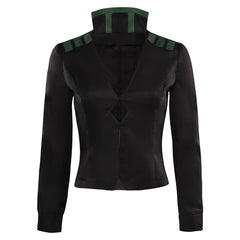 Poison Ivy Damen Cosplay schwartzer Mantel Halloween Karneval Outfits Cosplay Kostüm