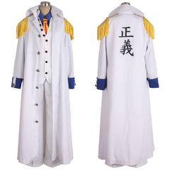 One Piece Kuzan/Aokiji Cosplay Kostüm Halloween Karneval Outfits