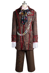 Alice In Wonderland Johnny Depp Mad Hatter 6 Stücke Full Set Cosplay Kostüm - cosplaycartde