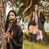 Demon Slayer: Kimetsu no Yaiba Nezuko Kamado Cosplay Kostüm
