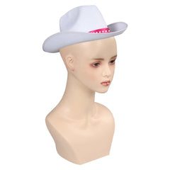 Kinder Film Barbie Margot Robbie Sonnenhut Cowboy Hut Halliween Karneval Outfits Cosplay Zubehör