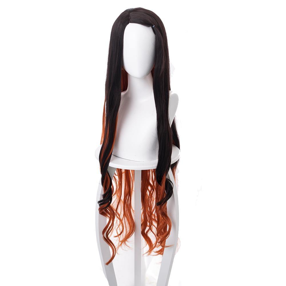 Demon Slayer: Kimetsu no Yaiba Nezuko Kamado Cosplay Perücke Erwachsene - cosplaycartde