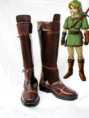 The Legend of Zelda Cosplay Stiefel Schuhe Braun