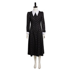 The Addams Family Tochter Cosplay Kostüm Outfits Halloween Karneval Kleid