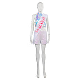 Film 2023 Barbie Preisident cosplay Perlen Pailletten Kostüm Halloween Karneval Outfits