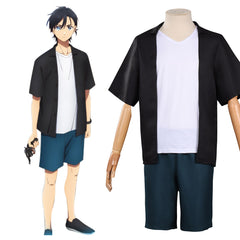 Summer Time Rendering Ajiro Shinpei Cosplay Kostüm Halloween Karneval Outfits