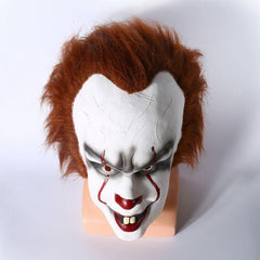 2017 IT Film Pennywise The Clown Maske Cosplay Requisiten - cosplaycartde