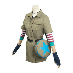 2023 Scott Pilgrim Hebt Ab Ramona Flowers grün Cosplay Outfits Halloween Karneval Kostüm