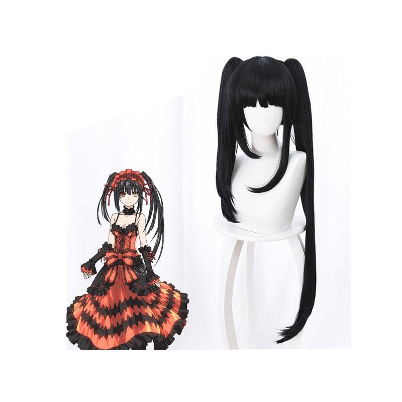 Date A Live Kurumi Tokisaki Perücke Cosplay Perücke Pferdeschwanz - cosplaycartde