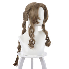 FF7 Final Fantasy Remake Aerith Gainsborough Perücke Cosplay Perücke