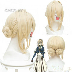 Violet Evergarden Vaioretto Evagaden Violet Perücke Cosplay Perücke Lang - cosplaycartde