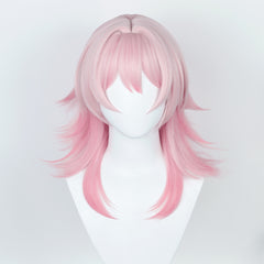 Honkai: Star Rail March 7th Cosplay Perücke Hitzebeständiges Haar Karneval Party Requisiten