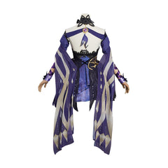 Keqing Genshin Impact Cosplay Kostüm Halloween Karneval Outfits