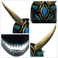 Genshin Impact Xiao Maske Cosplay EVA Kopfbedeckung Helm Halloween Party Requisite