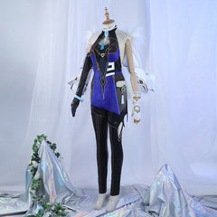 Genshin Impact Yelan Cosplay Kostüm Halloween Karneval Outfits