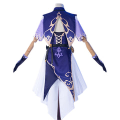 Genshin Impact Lisa Cosplay Kostüm Kleid Halloween Karneval Outfits