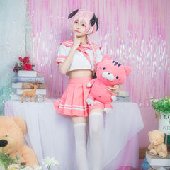 Fate FGO Astolfo Cosplay Kostüm JK Uniform Halloween Karneval Kostüm