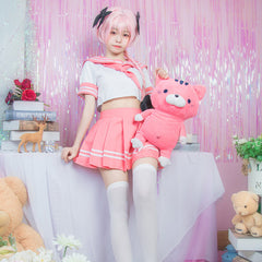 Fate FGO Astolfo Cosplay Kostüm JK Uniform Halloween Karneval Kostüm