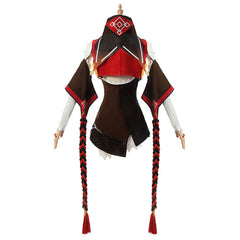 Genshin Impact Xinyan Cosplay Kostüm Kleid Halloween Karneval Outfits