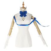 Ist es ein Fehler in einem Dungeon ein Treffen zu wünschen? Hestia Kleid Cosplay Kostüm Weiß