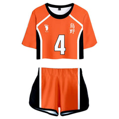 Volleyball!! Haikyuu Karasuno High School Shoyo Hinata Yuo Nishinoya Unform Cosplay Kostüm - cosplaycartde