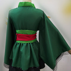 One Piece Roronoa Zoro Lolita Kleid Cosplay Kostüm Halloween Karneval Outfits