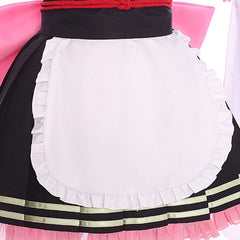 Demon Slayer Kimetsu no Yaiba Mitsuri Kanroji Kostüm Diestmädchen Cosplay Kostüm - cosplaycartde