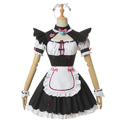 Katzenparadies NEKOPARA Chocola Vanilla Cosplay Kostüm Dienstmädchen Kleid - cosplaycartde