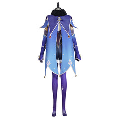 Genshin Impact Mona Outfits Cosplay Kleid Halloween Karneval Kostüm