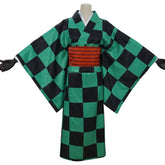 Demon Slayer Kamado Tanjirou Kostüm Kimono Cosplay Halloween Karneval Kostüm