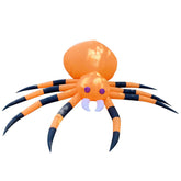 Horror Halloween Glühen Party Dekoration Scary 2.4m Glühende Aufblasbare Spinne Lampe Outdoor Ornamente