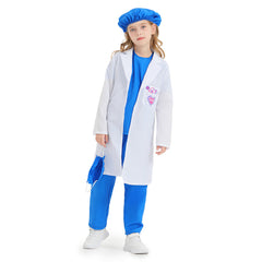 Kinder Doktor Cosplay Kostüm Outfits Halloween Karneval Party Verkleidung Anzug