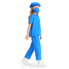 Kinder Doktor Cosplay Kostüm Outfits Halloween Karneval Party Verkleidung Anzug