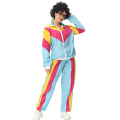 Retro Vintage Hip-Hop Disco Cosplay Kostüm Outfits Halloween Karneval Anzug