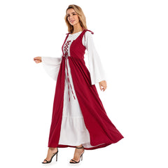 Damen Halloween Cosplay Kostüm Renaissance Mittelalter Kleid