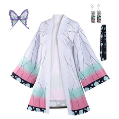 Demon Slayer Kimetsu no Yaiba Kochou Shinobu Umhang Cosplay Haori mit Zubehör