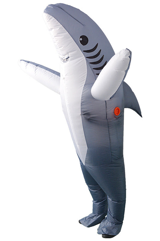 Aufblasbare Fettkostüm Shark Hai Kostüm Halloween Faschingkostüm
