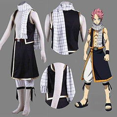 Fairy Tail Etherious Natsu Dragneel Schal Cosplay Requisite Schal Weiß - cosplaycartde