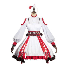 Genshin Impact Yae Miko Cosplay Lolita Kostüm Halloween Karneval Originell Kleid